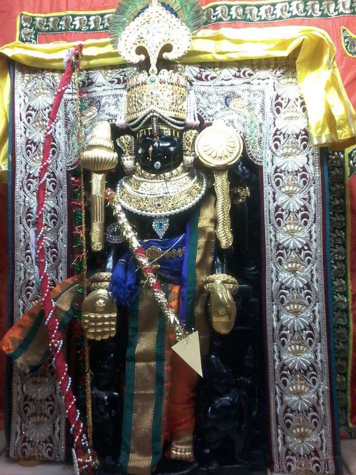 Dwarakadhisha In Ramana Alankara 2017apr06.Jpg